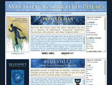 Tablet Screenshot of matthewgalbraithpoems.com